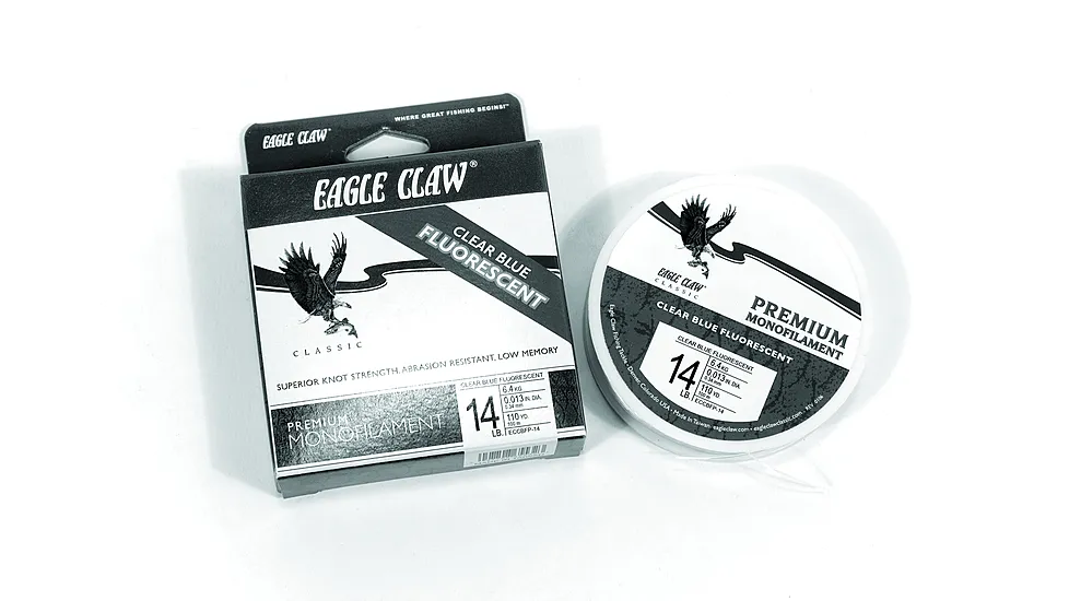 Eagle Claw Monofilament, Clear Blue
