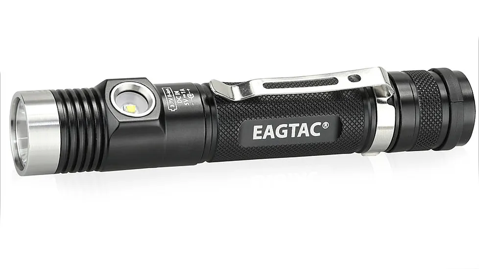 EAGTAC D Series DX30LC2-SR Color Side-LED Rechargeable LED Flashlight