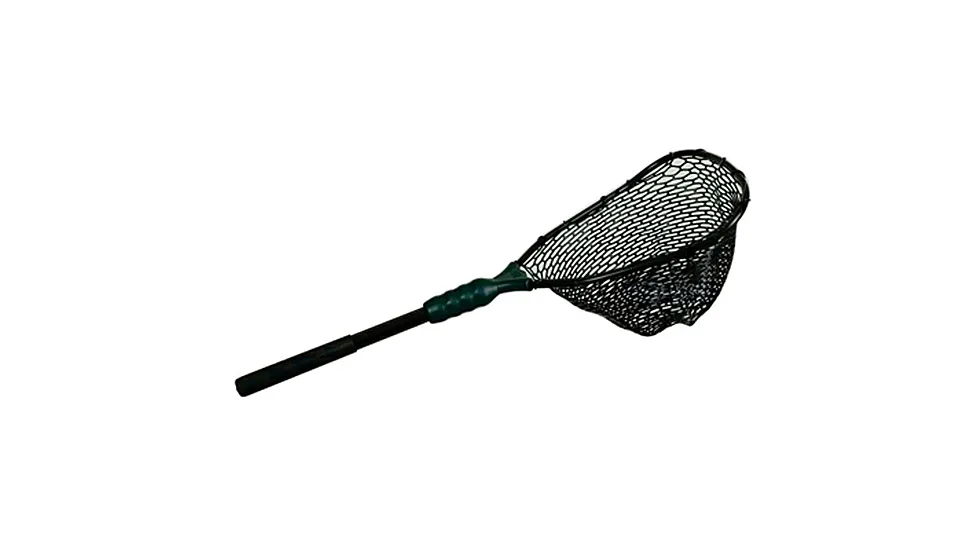 EGO Fishing Landing Net Rubber Flt Sm 14x16 in 18 in Handle