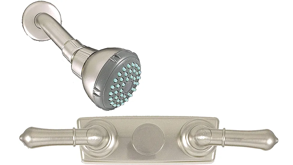 Empire Brass RV Concealed Tub/Shower Diverter With Teapot Handles And Shower Head 4"