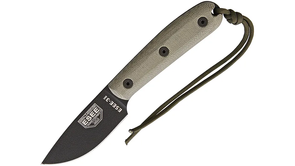 Esee Model 3 With Modified Handle Fixed Blade Knife