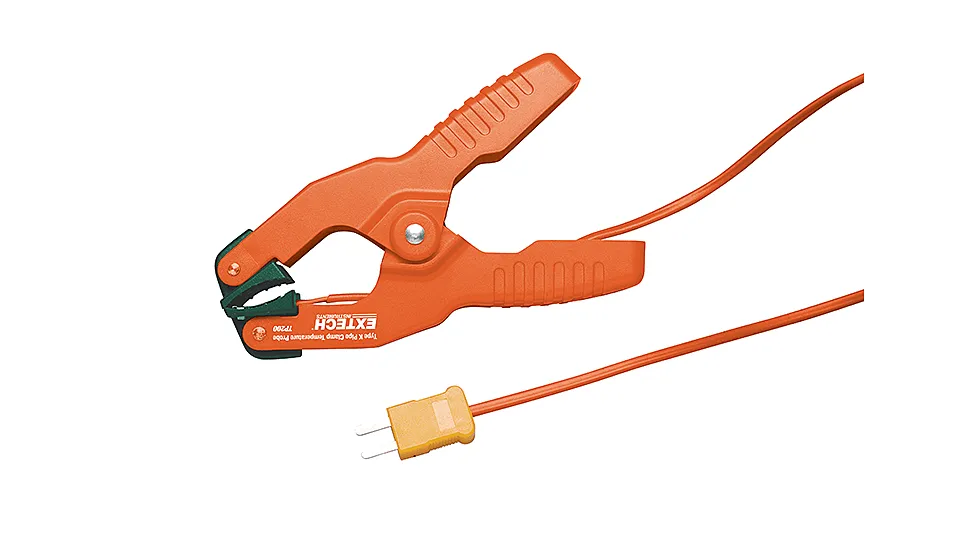 Extech Instruments Pipe Clamp Temp Probe, Type K, Tool
