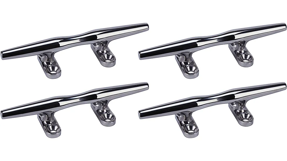 Extreme Max Stainless Steel Open Base Herreshoff Cleat 6, Value