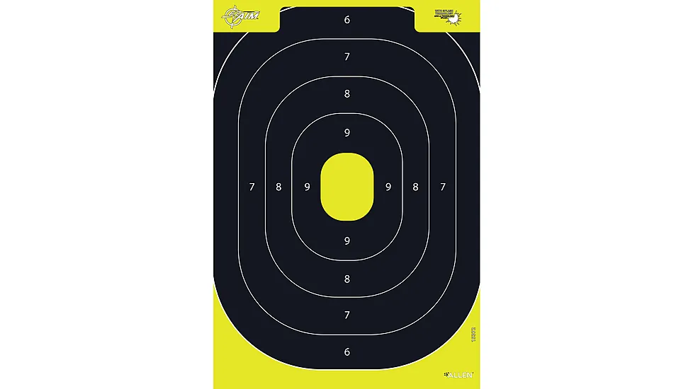 EZ-Aim Allen Splash Reactive Target IPSC Silhouette Paper Hanging