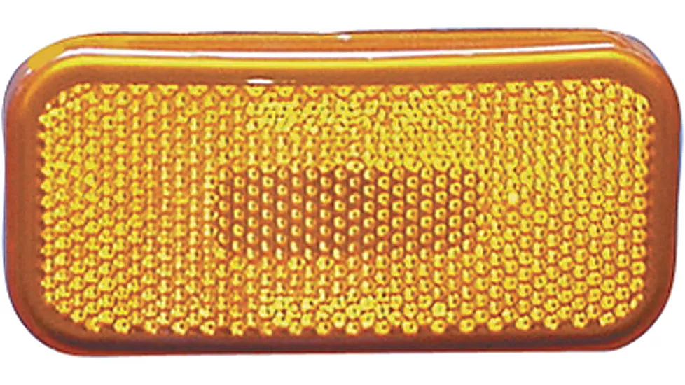 Fasteners Unlimited 003-59B Clearance Light Amber Rect 12V