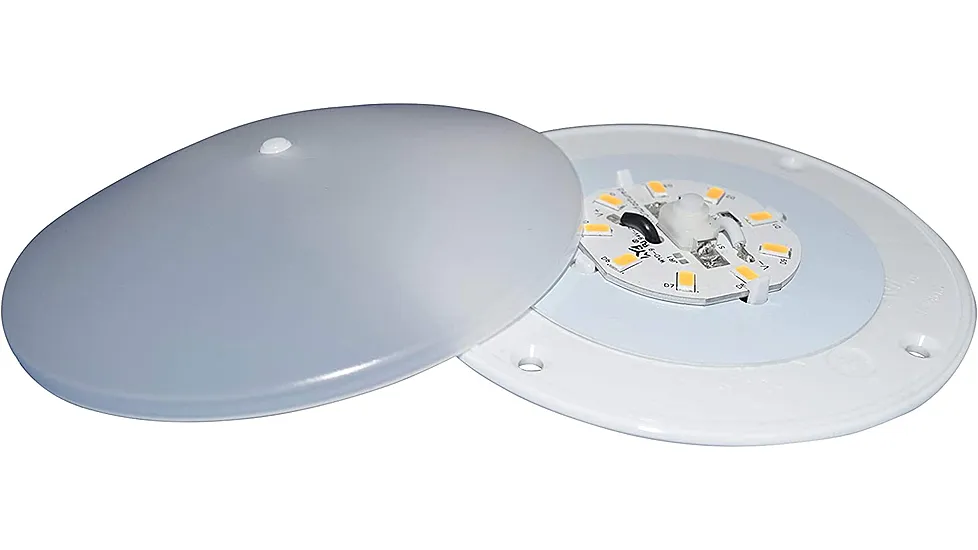 Fasteners Unlimited Surface-Mount Round LED Ceiling Light Switch