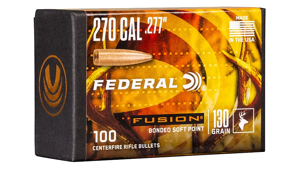 Federal Fusion Component Bullet .277 130 Grain Soft Point Rifle Bullet
