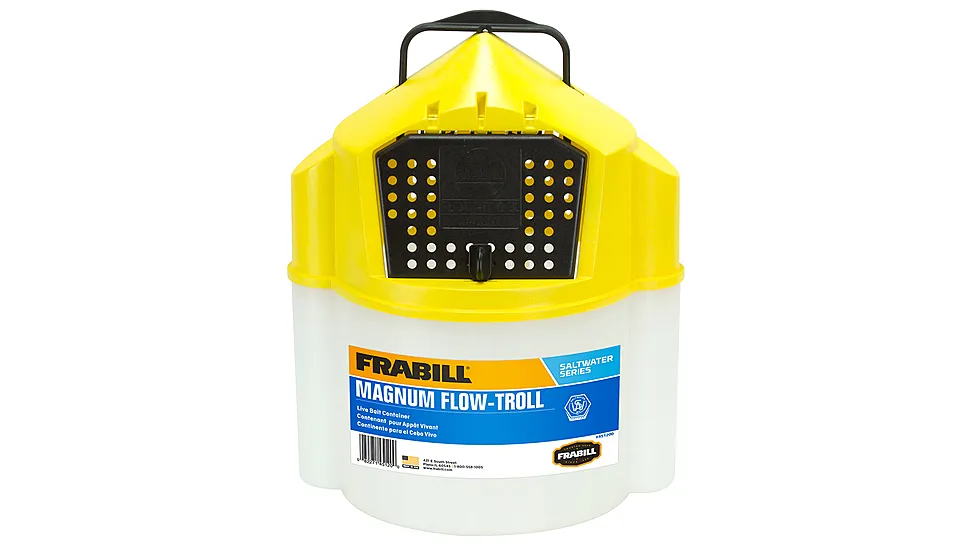 Frabill Magnum Flow Troll Shrimp Bucket