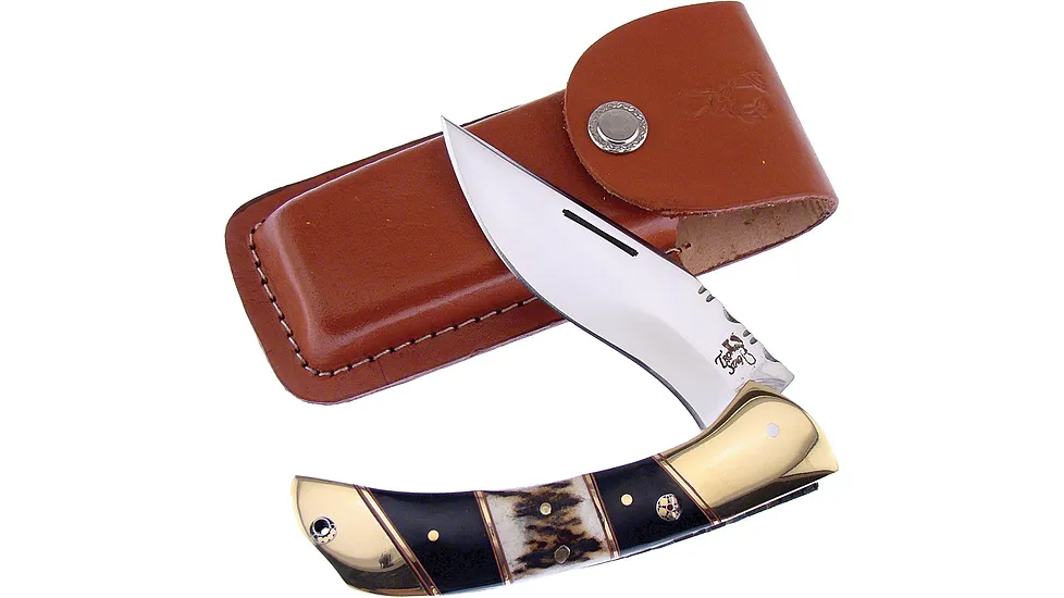 Frost Folder Stag Folding Knife