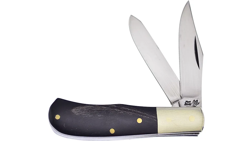 Frost Jim Bowie Trapper Buffalo+B86 Folding Knife