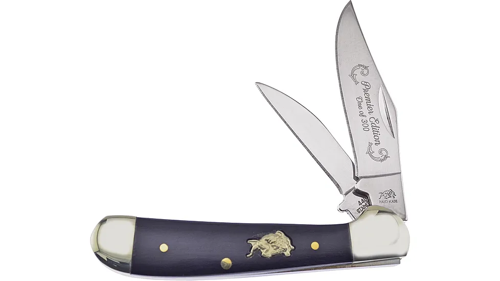 Frost Locking Copperhead Buffalo Folding Knife