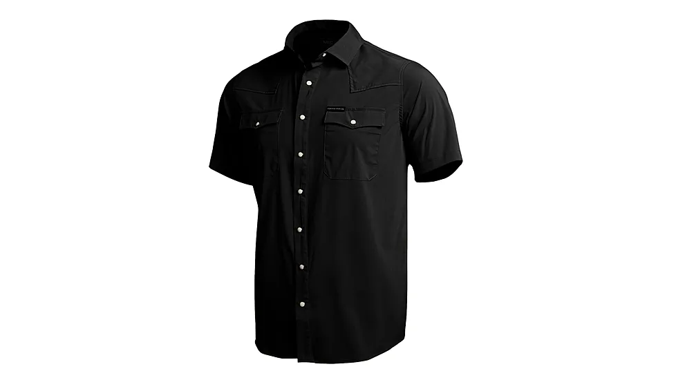 Montana Knife Company SEELEY S/S BUTTON-UP SHIRT - BLACK 2F172485