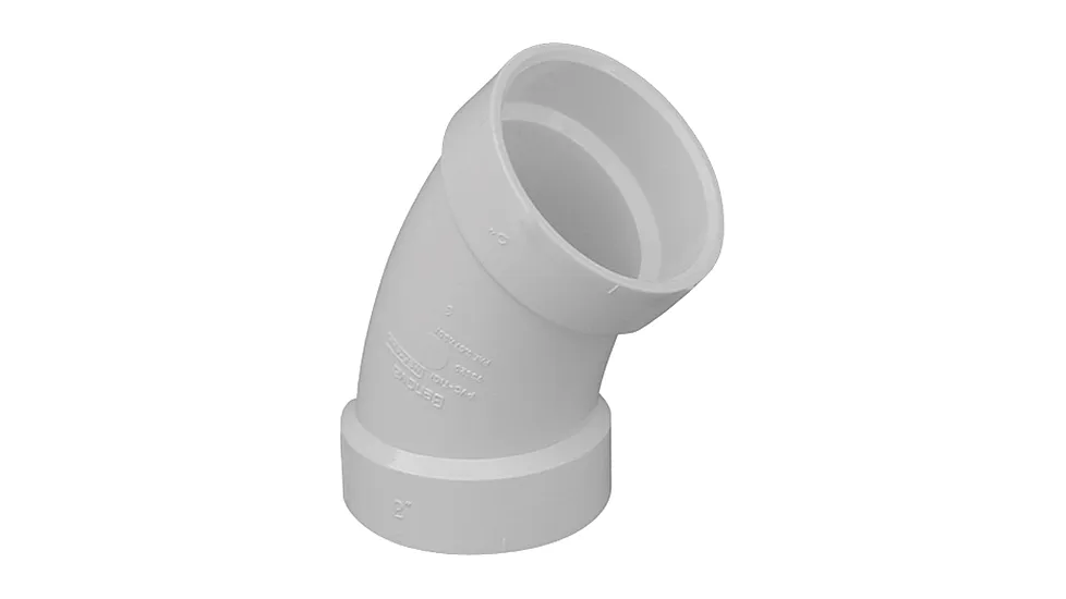 Genova 674806P 73615 1/8 Bend 45 deg Elbow 1 1/2in