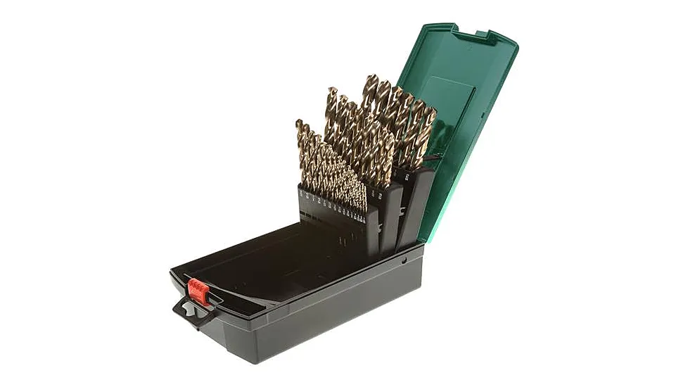 Grizzly Industrial HSS 135 Deg. 115 pc. Shank Twist Drill Set