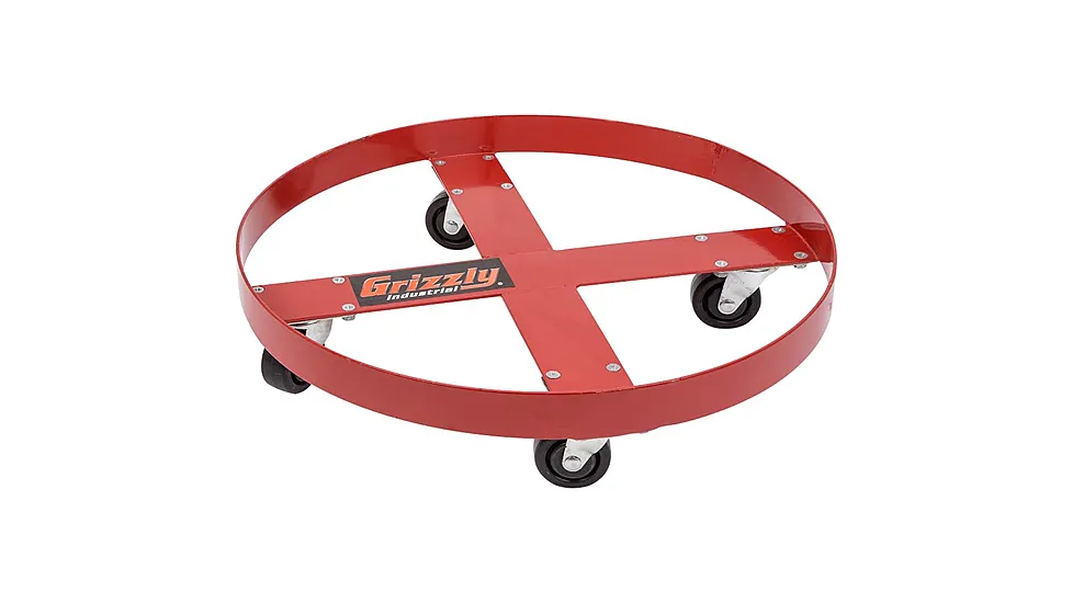 Grizzly Industrial Round Drum Dolly
