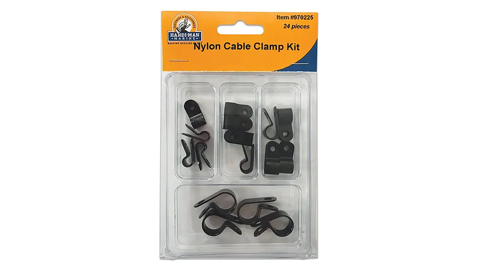 Handi-Man Marine 970225 Handi Man Marine Assorted Nylon Cable Clamp Kit