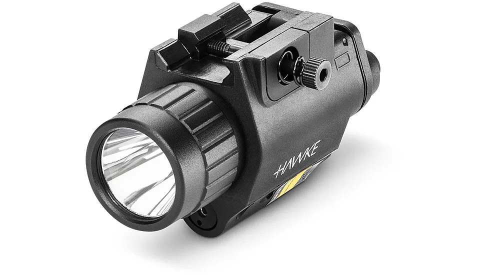 Hawke Sport Optics LED Flashlight w/Red Laser Rail Mount