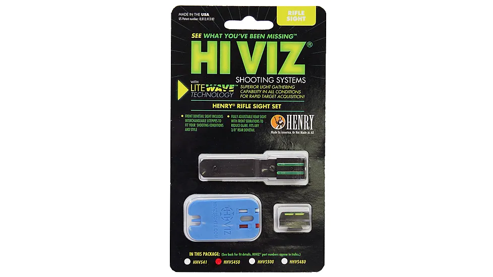 Hiviz HHVS450 LiteWave Henry Frontier Fiber Optic Green Black