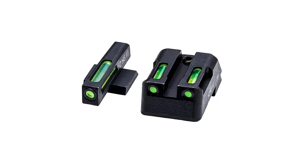 HiViz LiteWave H3 Tritium/Litepipe Pistol Night Sight Set - Fits All Kimber 1911