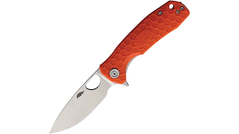 Honey Badger Knives Medium Linerlock Orange