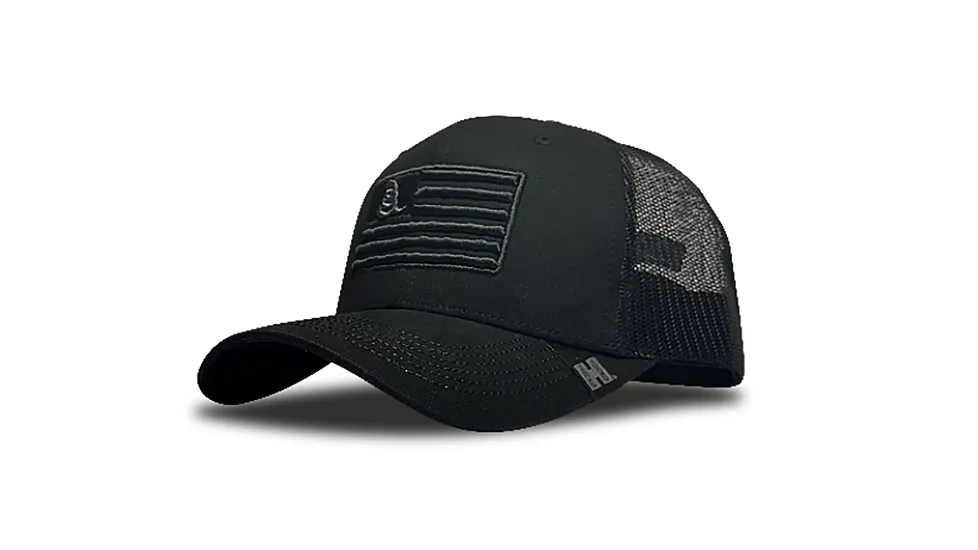 Hornady Gear 33290 Trucker Black Gadsden Flag