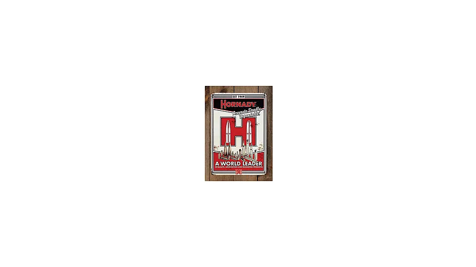 Hornady Vintage Tin Sign