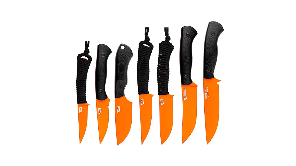 Montana Knife Company BLAZE ORANGE CERAKOTETM SET - FULL SET OF 7 141C565D