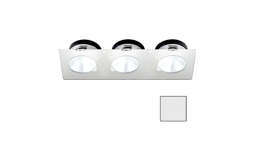 I2Systems Inc Apeiron A1110Z 4.5W LED Spring Triple Round Mount Light