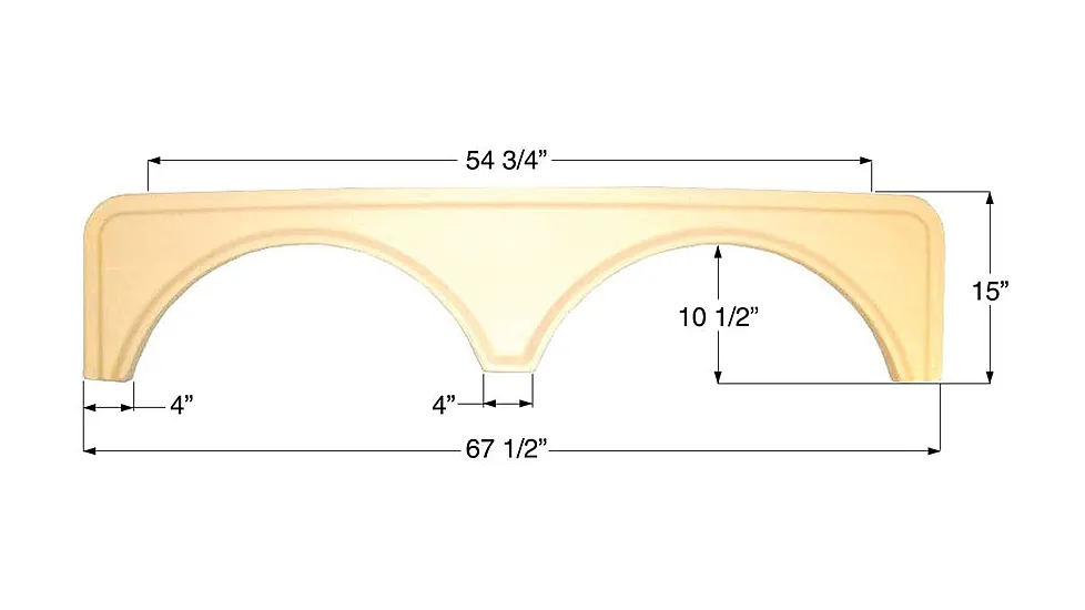 Icon 00415 Dem Axle Fender Skirt Fs668