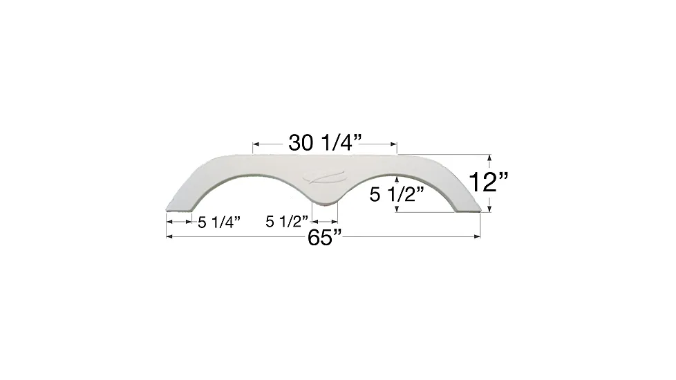 Icon Tandem Axle Fender Skirt Fs775 For R-Vision