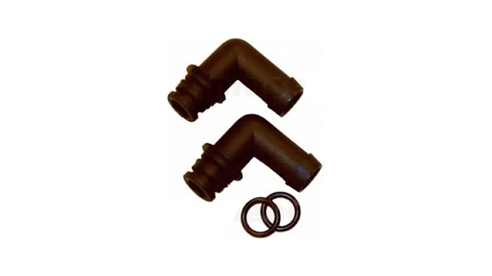 Johnson Pump KlickTite Port Conn, 90deg 3/4in Hose