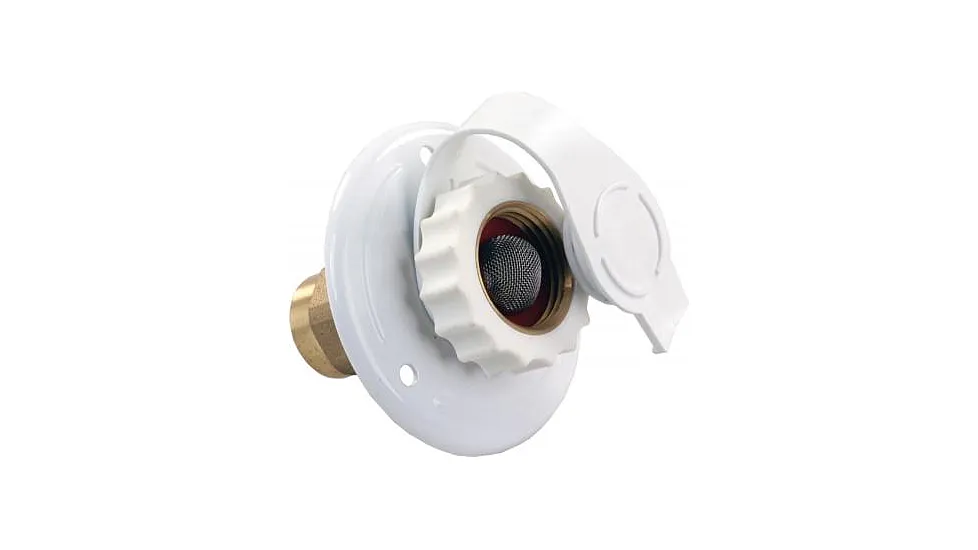 JR Products Aluminum City Water Flange - 12in Fpt x 3/4"