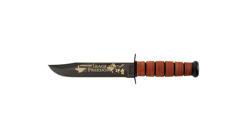 KA-BAR Operation Iraqi Freedom Commemorative KA-BAR Knife - 11.88"
