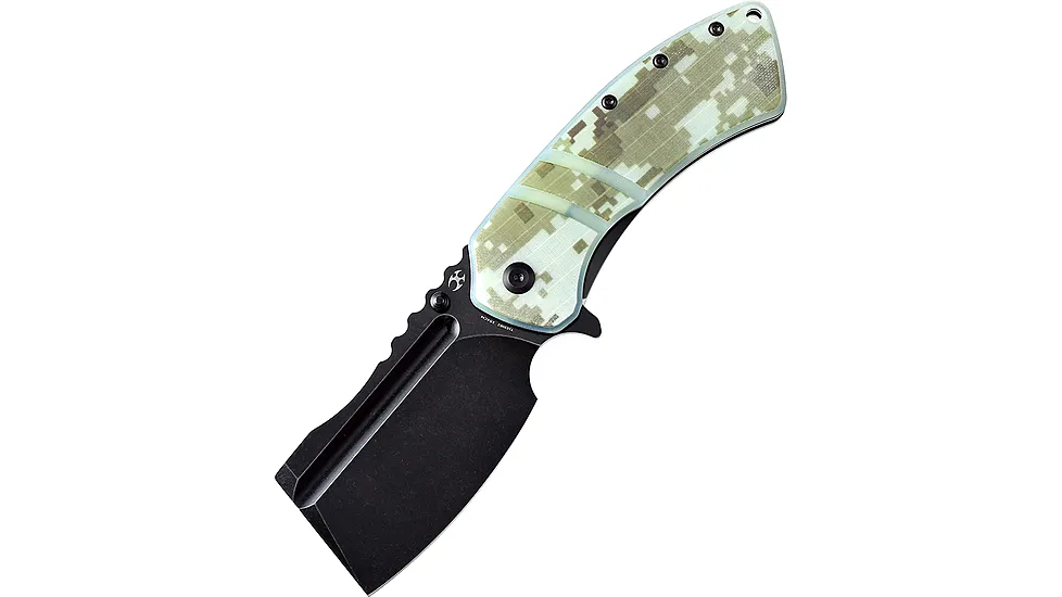Kansept Knives XL Korvid Jade Camo 3.5in Folding Knife
