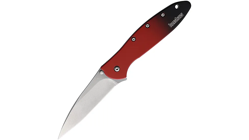 Kershaw Leek SW Red Magna Cut 3in A/O Folding Knife