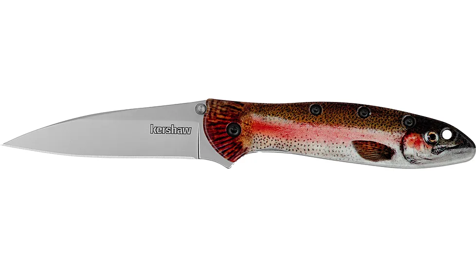 Kershaw Leek Rainbow Trout 3in Folding Knife