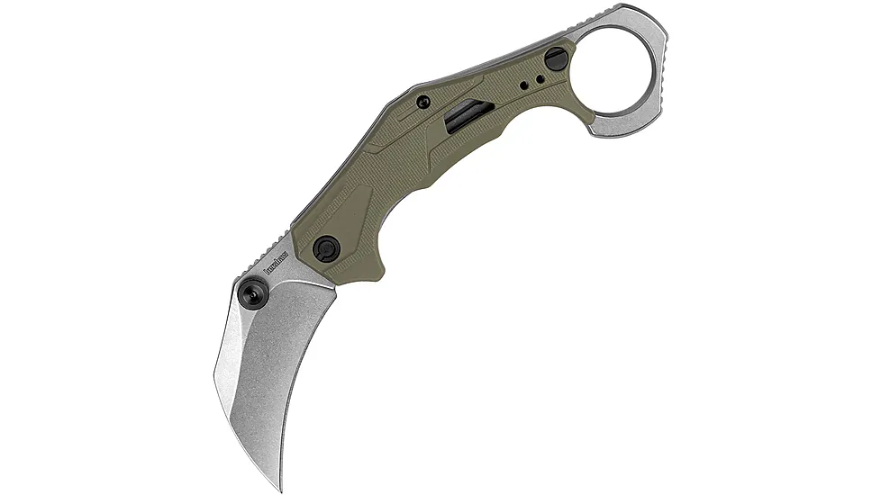 Kershaw Outlier SW Green 2.63in A/O Folding Knife