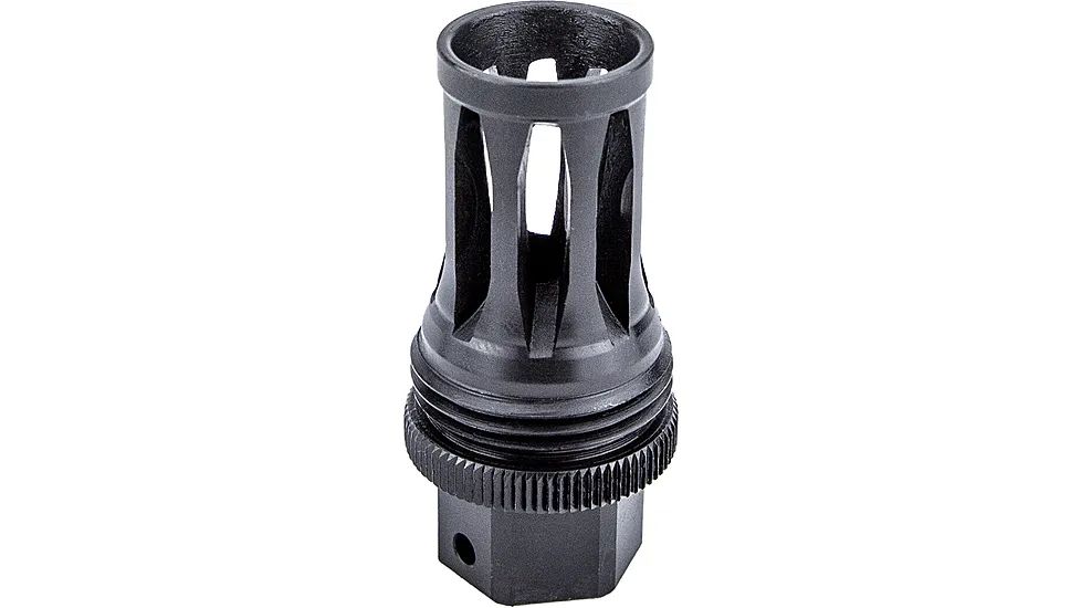KGM Suppressors A-QD-FH-S-1 Quick Detach Flash Hider Black Nitride Steel 1/2"x28