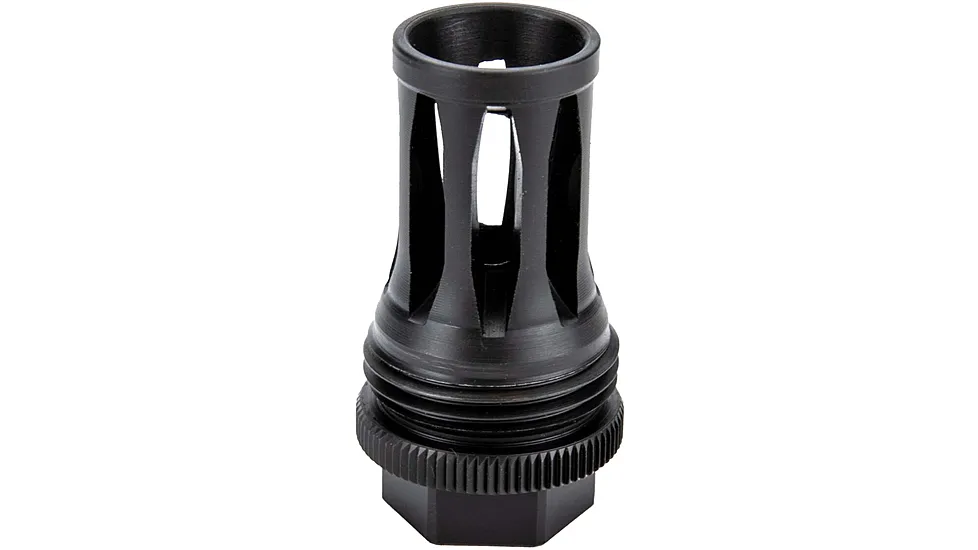 KGM Suppressors A-QD-FH-S-2 Quick Detach Flash Hider Black Nitride Steel 5/8"x24