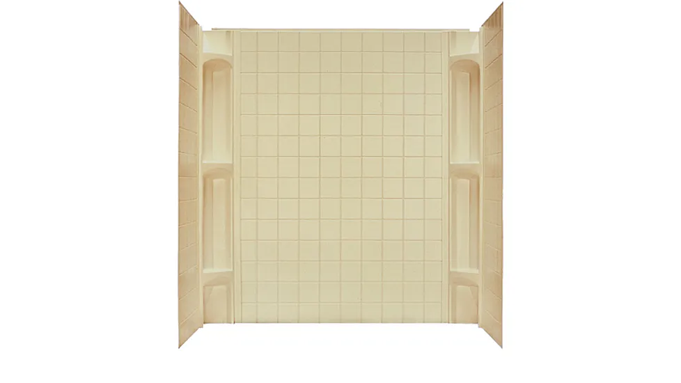 Kinro Composites Three-Piece Tub Surround For Use With Corner Caddy - 27in x 54in.