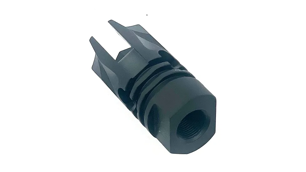LBE Unlimited ARFH-REV REV Flash Hider 5.56mm (223 Cal) Black 1/2"-28 Tpi Thread