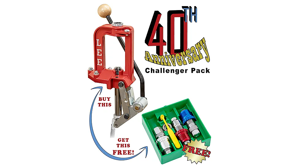 Lee 92130 Challenger Press W/Breech Lock 38 Special Dies