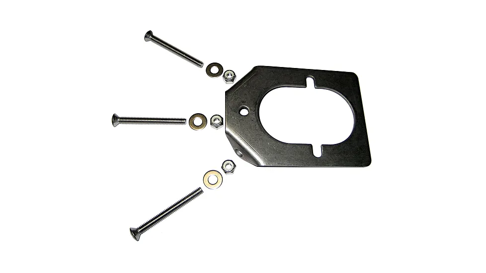Lee's Tackle Stainless Steel Backing Plate f/Medium Rod Holders