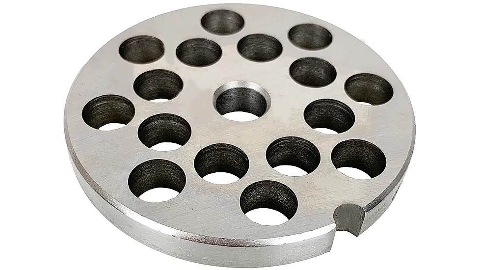 LEM Products #10/12 Grinder Plates 10mm, Stainless Steel