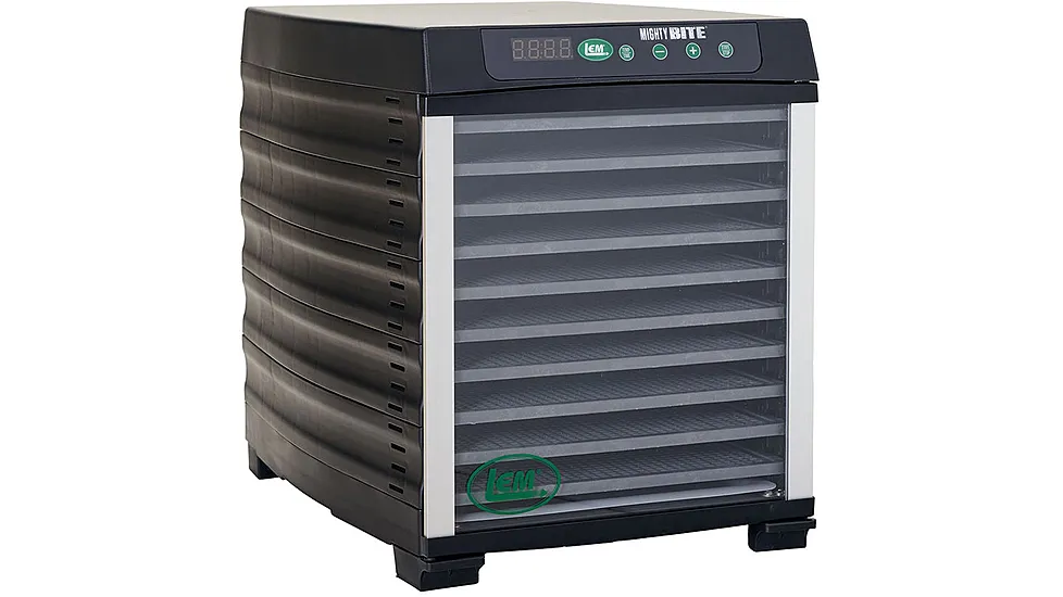 LEM Products MightyBite 10-Tray Plastic Dehydrator