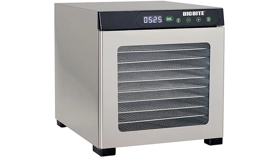 LEM Products BigBite 10-Tray Stainless Steel Dehydrator