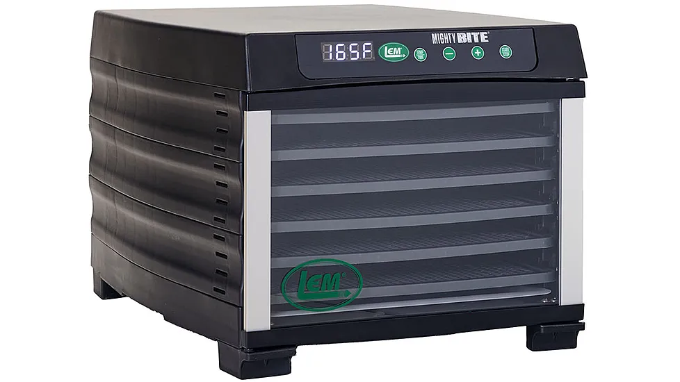 LEM Products MightyBite 6-Tray Plastic Dehydrator