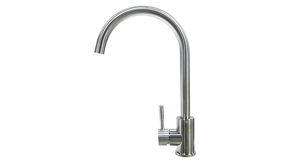 Lippert Curved Gooseneck Faucet - Single Hole