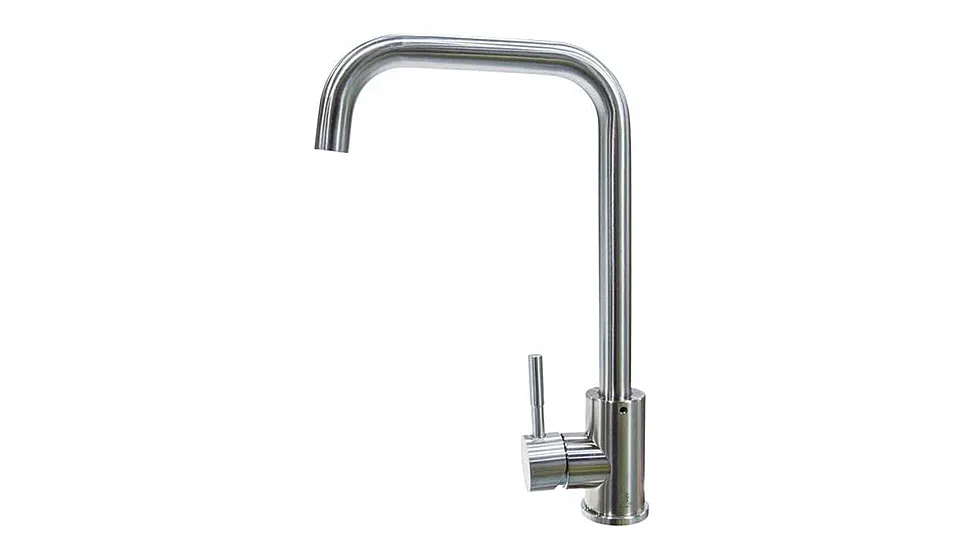 Lippert Square Gooseneck Faucet - Single Hole