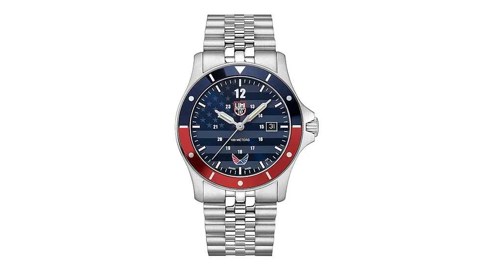 Luminox VOLITION AMERICA 'Minuteman', Dress Watch, 42 mm FAE57F38